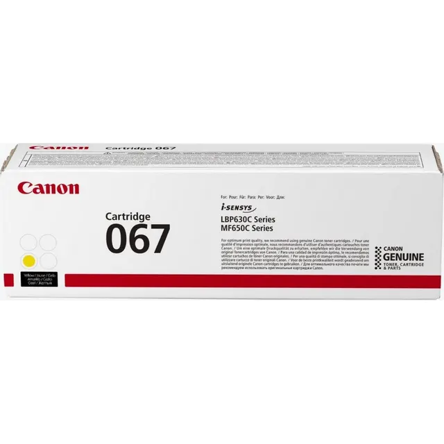Canon 067 Original Yellow Toner Kartric (5099C002)