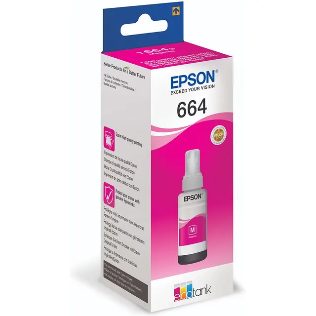 Epson L100 Magenta ink bottle 70ml (C13T66434A)
