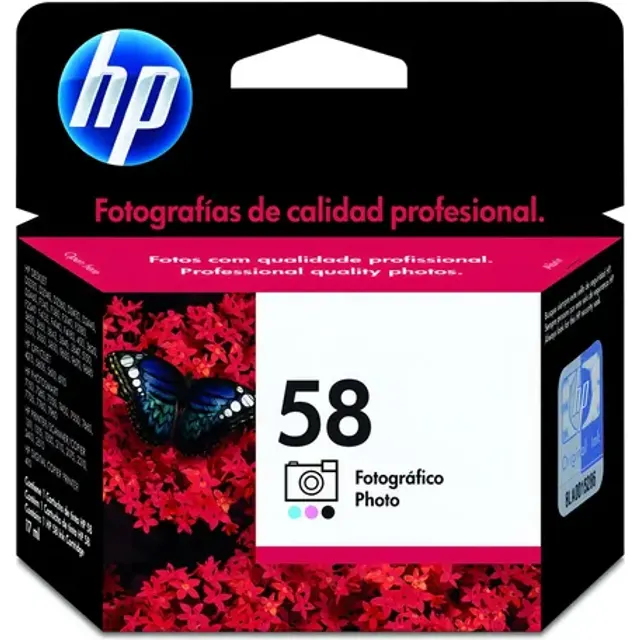 HP 58 (photo color), 17 мл
