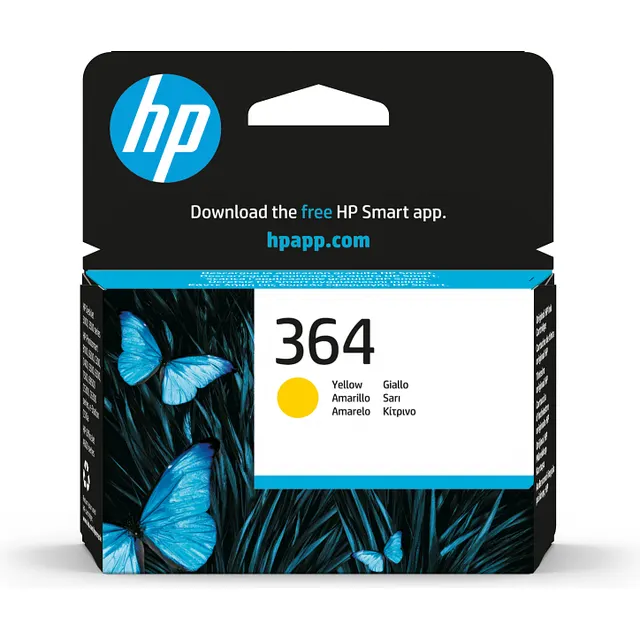 HP 364 Yellow Ink Kartric - CB320EE (Original)