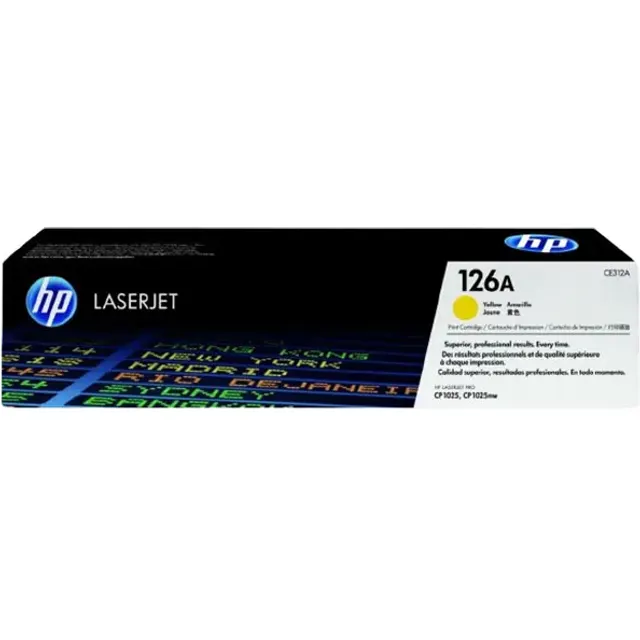 HP 126A Yellow Original LaserJet Toner Kartric