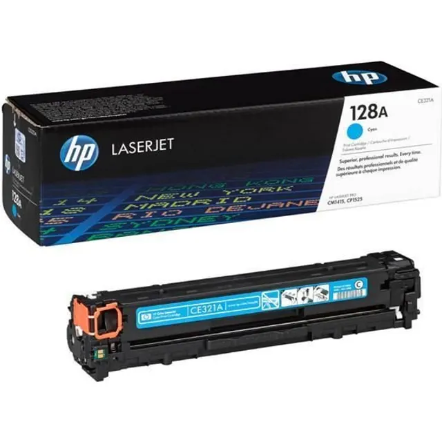 HP 128A Cyan Original LaserJet Toner Kartric