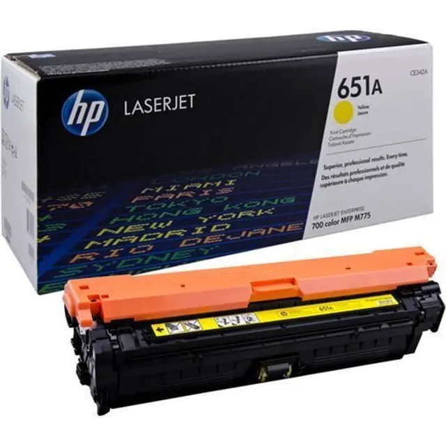HP 651A Yellow Original LaserJet Toner Kartric