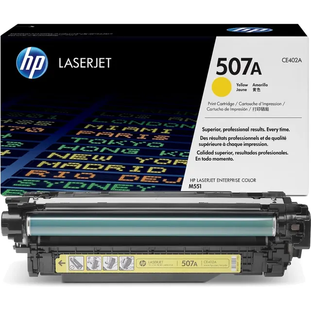 HP 507A Yellow LaserJet Toner Kartric