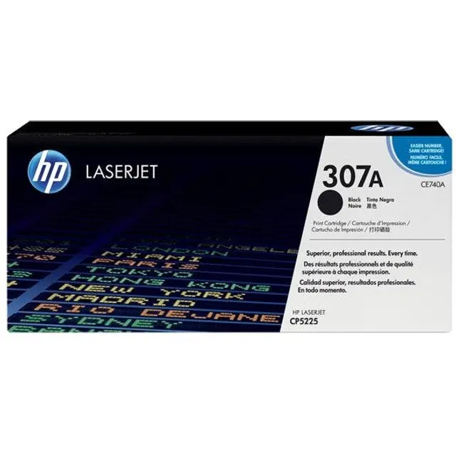 HP 307A Black Original LaserJet Toner Kartric (CE740A)