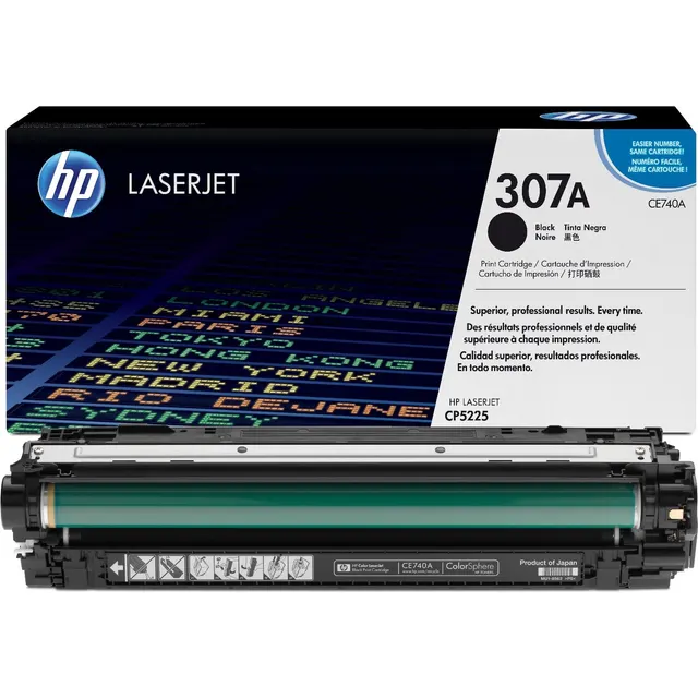 HP 307A Black LaserJet Toner Kartric (CE740A)