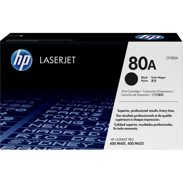 HP 80A Black Original LaserJet Toner Kartric (CF280A)