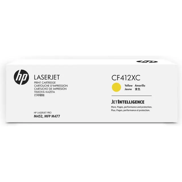 HP 410XC Yellow LaserJet Toner Kartric (CF412XC)