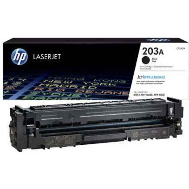 HP 203A Black LaserJet Toner Kartric (CF540A)