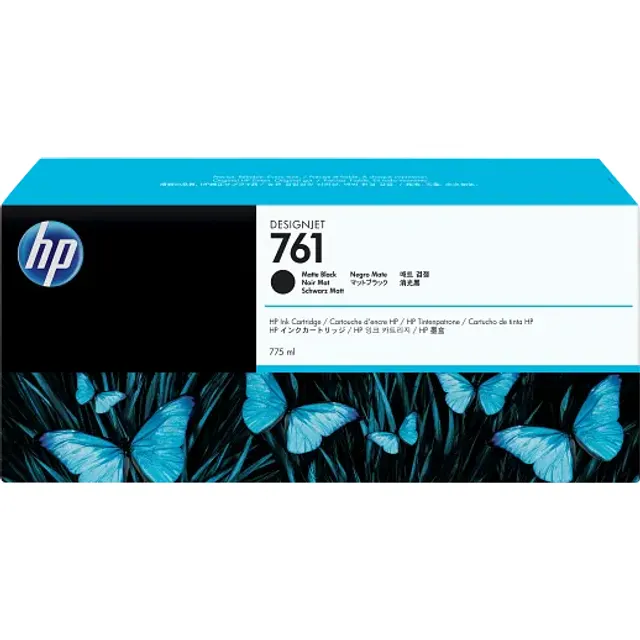 HP 761 400-ml Matte Black DesignJet Ink Kartric