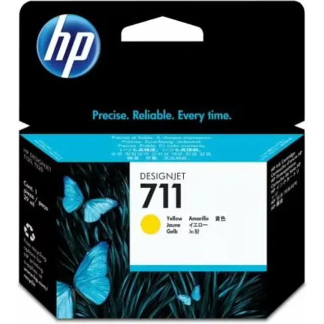 HP 711 29-ml Yellow DesignJet Ink Kartric (CZ132A)
