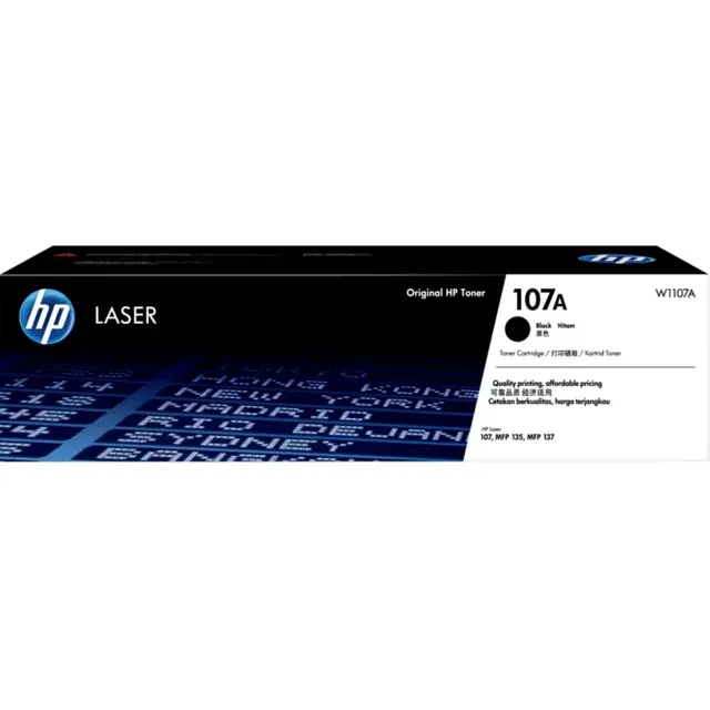 HP 107A Black Laser Toner Kartric (W1107A)