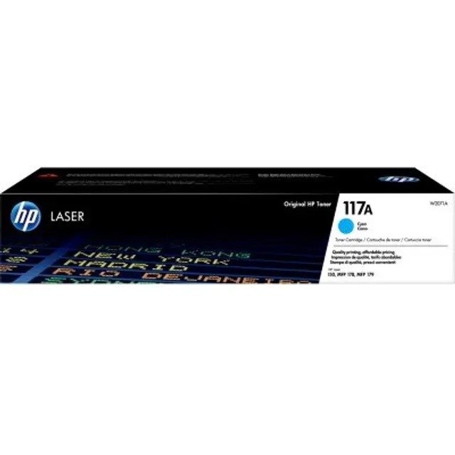 HP 117A Cyan Original Laser Toner Kartric (W2071A)