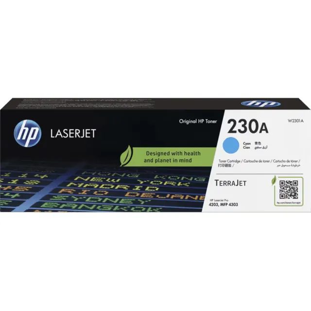 HP 230A Cyan LaserJet Toner Kartric (W2301A)