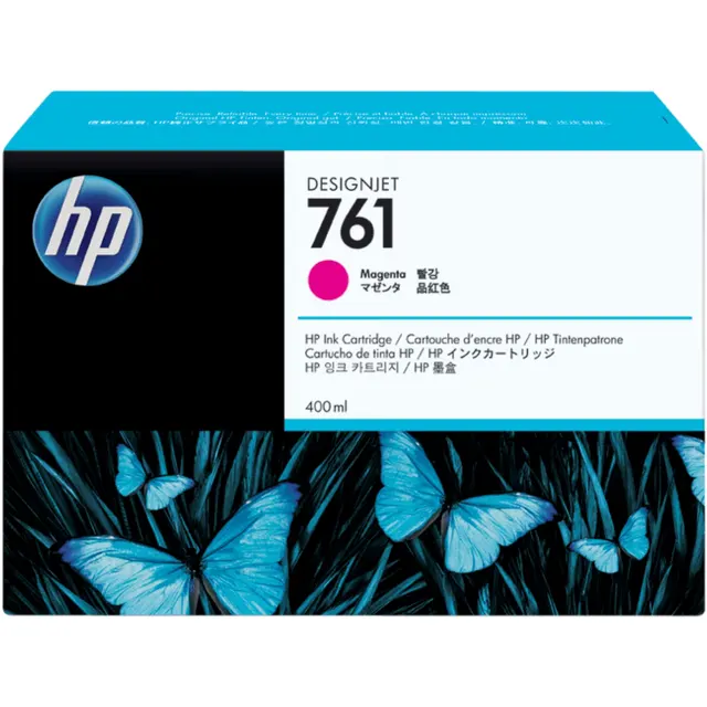 HP 761 400-ml Magenta DesignJet Ink Kartric (CM993A)