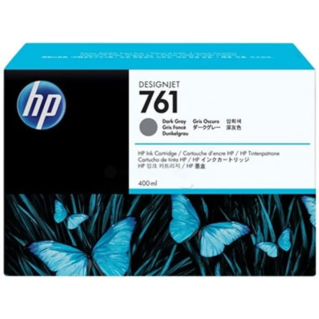 HP 761 400-ml Dark Gray DesignJet Ink Kartric (CM996A)
