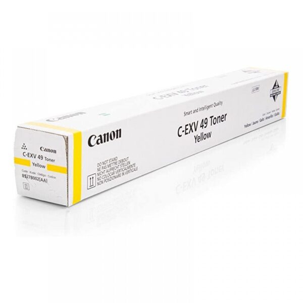 Canon C-EXV49 Yellow Toner Cartridge (8527B002)