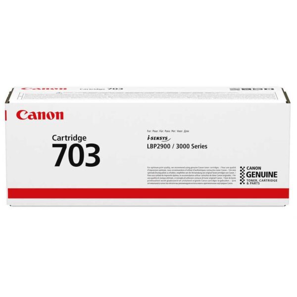 Canon CRG-703 Toner Cartridge (7616A005)/Q2612/FX10/12A/303