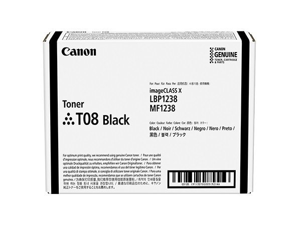 Canon T08 Black Toner Cartridge (3010C005AA)