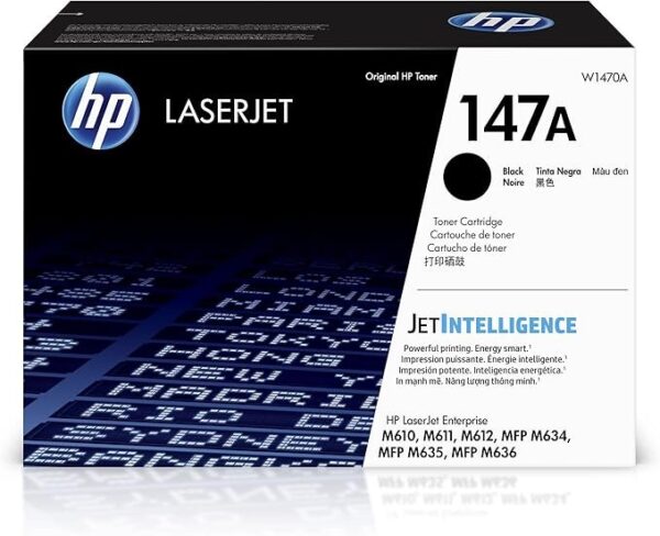 HP-147A-Black-LaserJet-Toner-Cartridge-W1470A.jpg HP 147A Black LaserJet Toner Cartridge (W1470A)