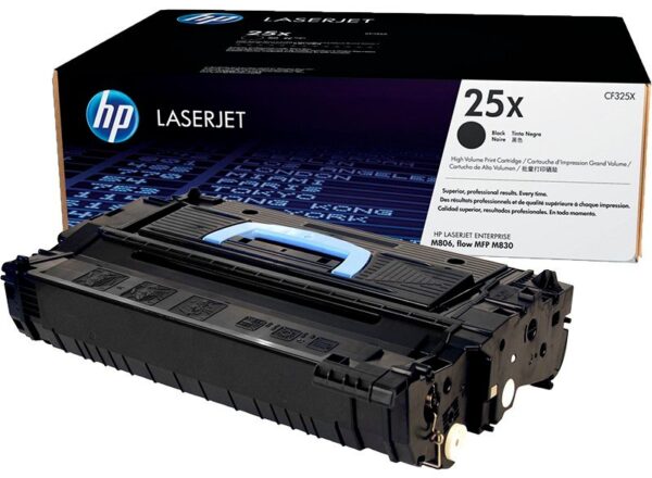 HP 25X High Yield Black LaserJet Toner Cartridge (CF325X)