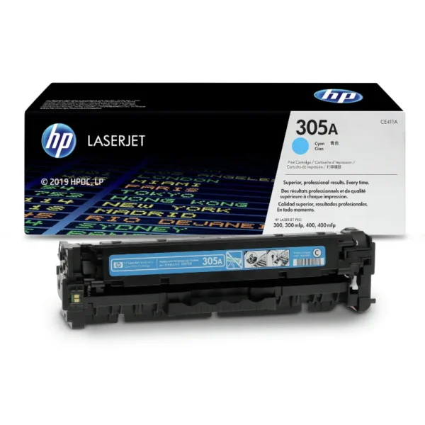 HP 305A Cyan Original LaserJet Toner Cartridge