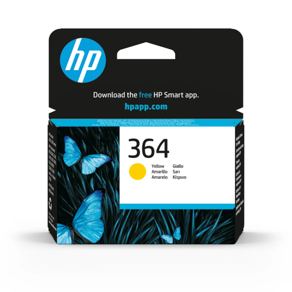 HP-364-Yellow-Ink-Cartridge-CB320EE-Original.png HP 364 Yellow Ink Cartridge - CB320EE (Original)