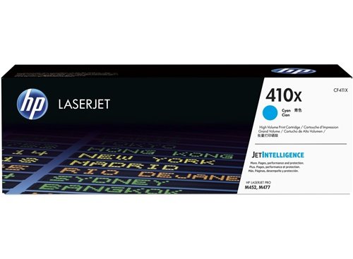 HP 410XC Cyan LaserJet Toner Cartridge (CF411XC)