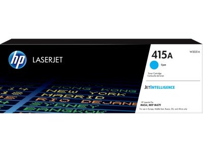 HP 415A Cyan LaserJet Toner Cartridge (W2031A)