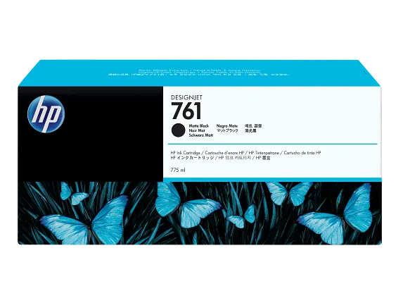 HP 761 400-ml Matte Black DesignJet Ink Cartridge