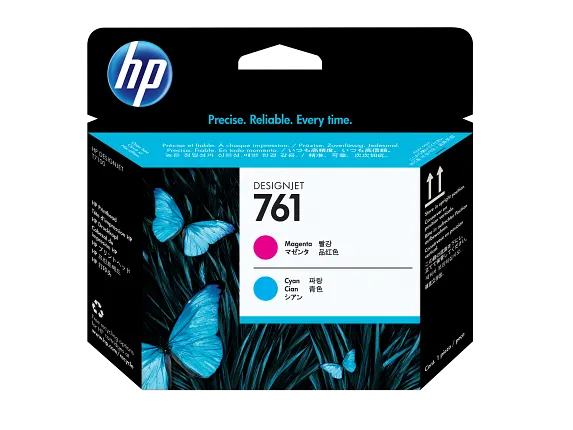 HP 761 Magenta/Cyan DesignJet Printhead (CH646A)