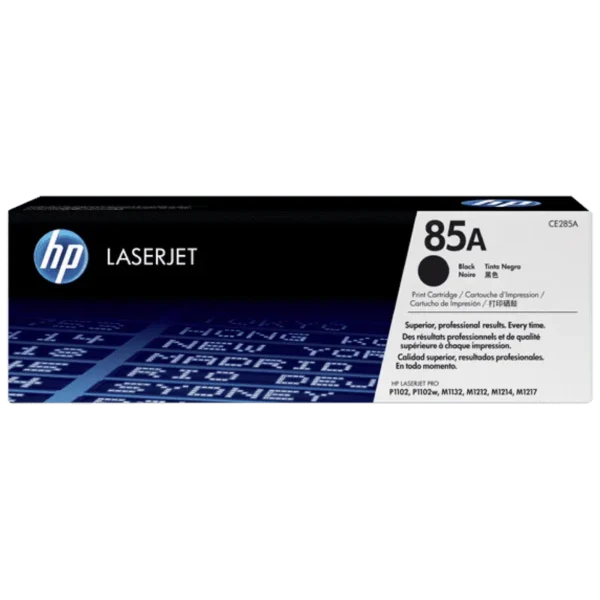 HP 85A Black Original LaserJet Toner Cartridge (CE285A)