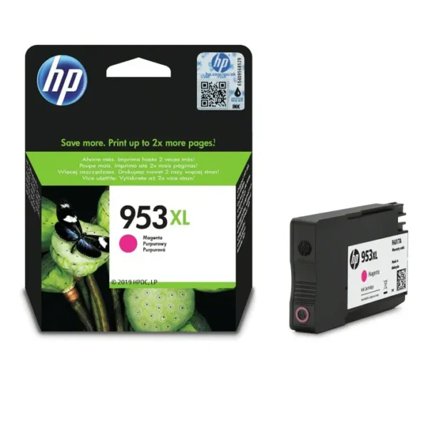 HP 953XL Original Inkjet Cartridge High Yield Magenta (F6U17AE)